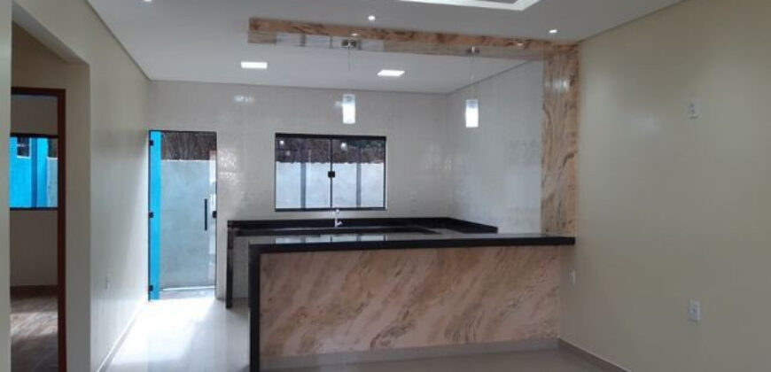 Casa 2 quartos, Nova, Moderna, Residencial Vitória