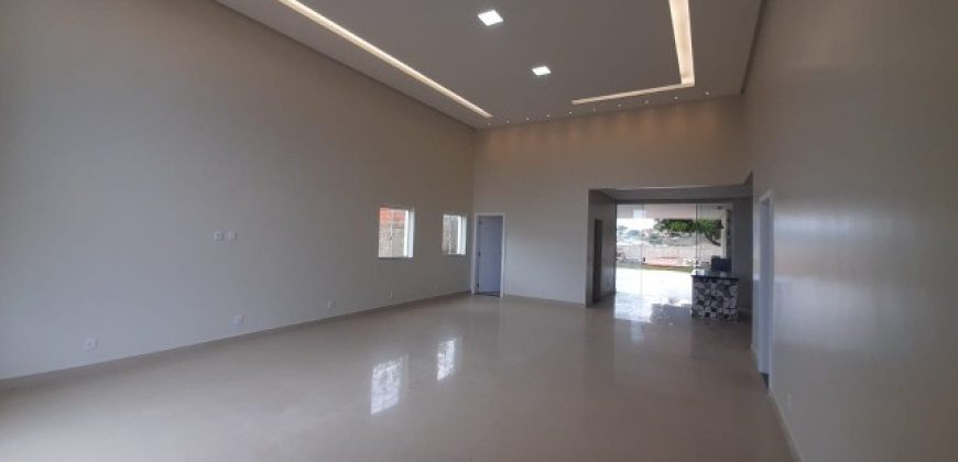 Excelente Casa Nova, Moderna, Bem Localizada, Condomínio Ouro Vermelho II Lt 1000 Metros