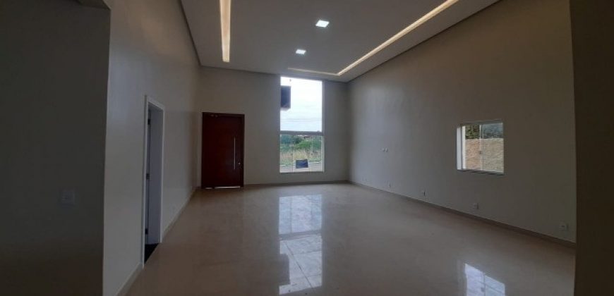 Excelente Casa Nova, Moderna, Bem Localizada, Condomínio Ouro Vermelho II Lt 1000 Metros