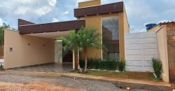 OPORTUNIDADE! Excelente Casa com 3 Quartos, Suite, Nova, Moderna, Fino Acabamento, Condomínio Villages do Sol, Jardim Botânico/DF. Próxima ao condomínio Quintas dos Ipês.