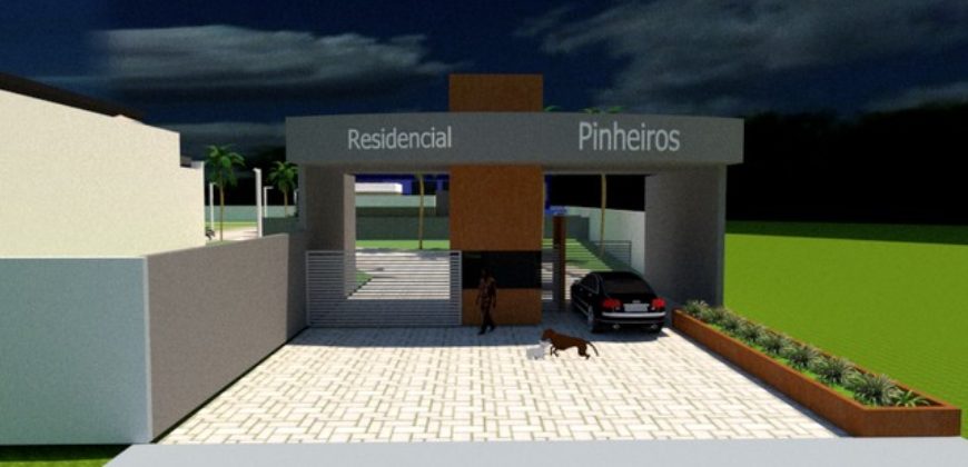 LOTE COM 300 METROS, CONDOMINIO RESIDENCIAL PINHEIROS, NA REGIÃO DO JARDIM BOTANICO.