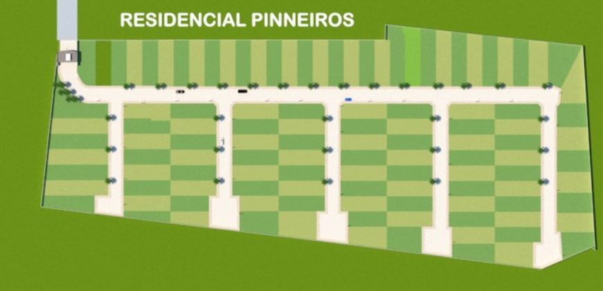 LOTE COM 300 METROS, CONDOMINIO RESIDENCIAL PINHEIROS, NA REGIÃO DO JARDIM BOTANICO.