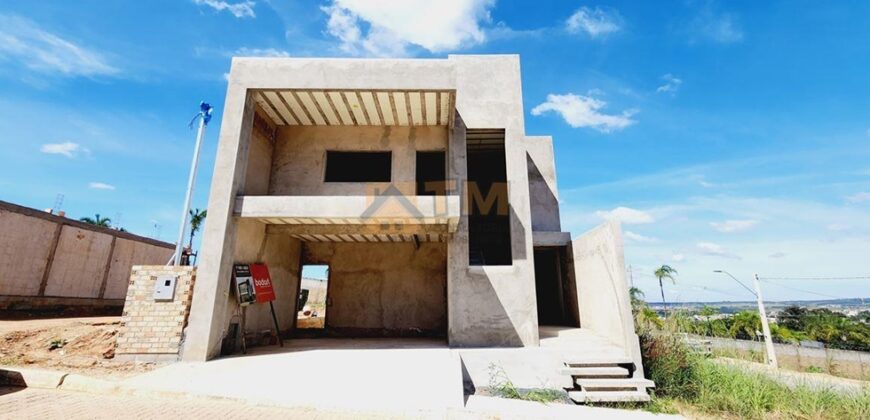 EXCELENTE CASA COM 4 QUARTOS, EM FASE DE ACABAMENTO, CONDOMINIO VISTA ITAIPU, JARDIM BOTANICO DE BRASILIA – ACEITA PERMUTA