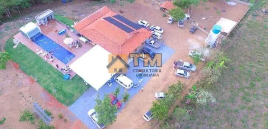 Maravilhosa Chácara com 2 hectares, com córrego, Piscina, Bem Localizada, no Bairro Capão Cumprido em São Sebastião/DF. – Aceita imóvel em São Sebastião.