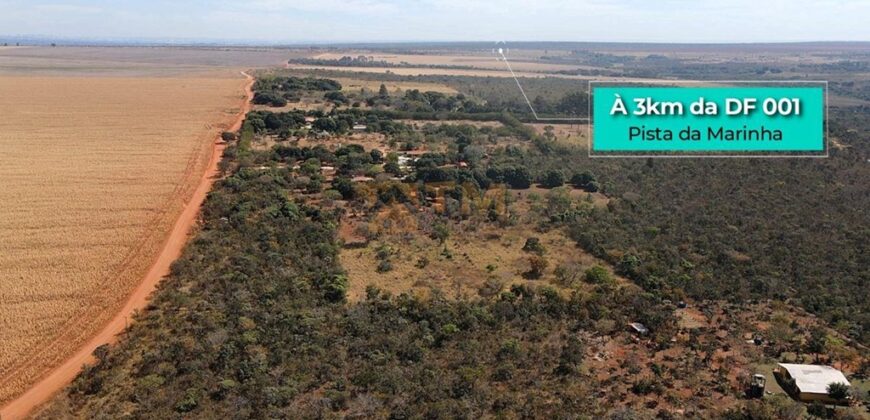 UMA OTIMA OPORTUNIDADE DE INVESTIMENTO! EXCELENTE CHACARA PARA INVESTIMENTO OU MORADIA, LOCALIZADA NO LOTEAMENTO SANTA PRISCA, NO JARDIM BOTANICO DE BRASILIA.