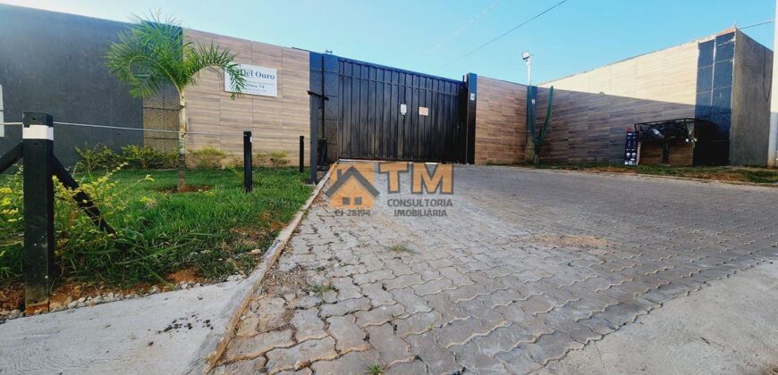 Lote com 240 metros, Murado, com Fosse, Nascente, no Condomínio Del Ouro, Jardim Botânico /DF., Perto do Ouro Vermelho II