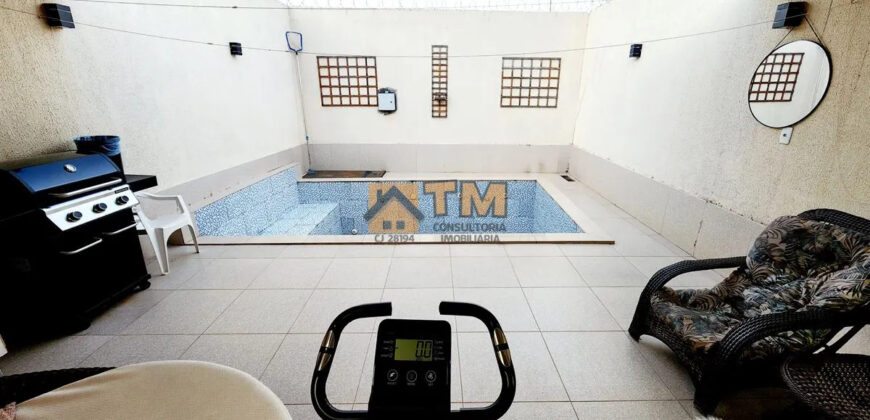 EXCELENTE CASA COM 2 QUARTOS, ARMÁRIOS PLANEJADO, COM PISCINA AQUECIDA, PERTO DE PARADA E COMERCIO, NO BAIRRO CENTRO, EM SÃO SEBASTIÃO /DF.