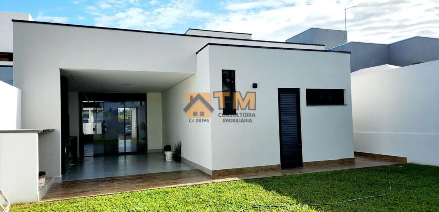 Casa Alto Padrão, Nova, Moderna, Fino Acabamento, com 3 Quartos, Suíte, Condomínio Vista Itaipu, no Jardim Botânico Brasília /DF.