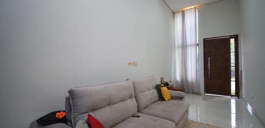 Maravilhosa Casa Alto Padrão, Moderna, Fino Acabamento, com 3 Quartos, Suíte, Armários planejados, no Condomínio Vista Itaipu, no Jardim Botânico Brasília /DF.