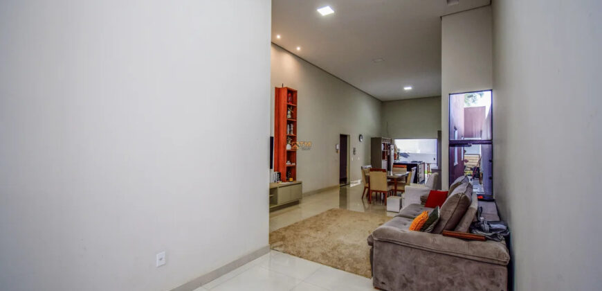 Maravilhosa Casa Alto Padrão, Moderna, Fino Acabamento, com 3 Quartos, Suíte, Armários planejados, no Condomínio Vista Itaipu, no Jardim Botânico Brasília /DF.