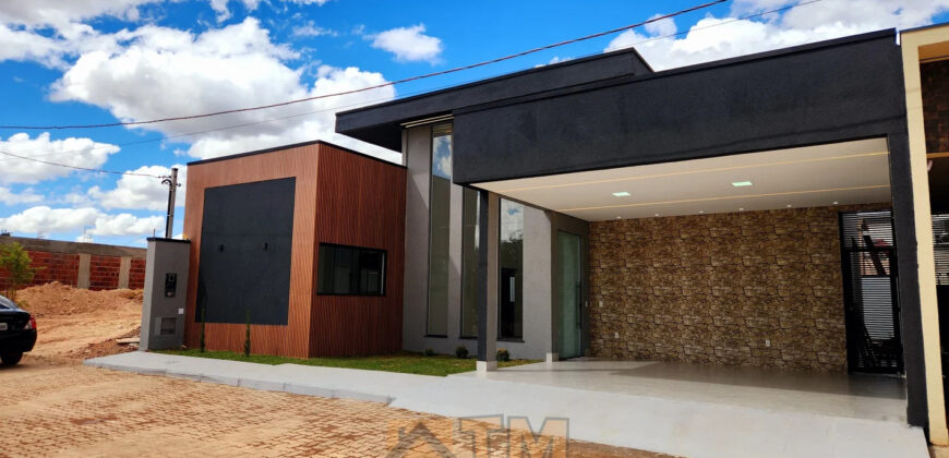 Excelente Casa Alto Padrão, Nova, Moderna, com Fino Acabamento, com 3 Quartos, Condomínio Estância Jardim Europa, no Jardim Botânico Brasília /DF. Aceita imóvel de menor valor