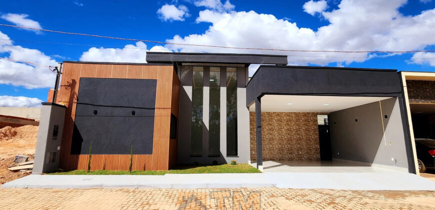 Excelente Casa Alto Padrão, Nova, Moderna, com Fino Acabamento, com 3 Quartos, Condomínio Estância Jardim Europa, no Jardim Botânico Brasília /DF. Aceita imóvel de menor valor