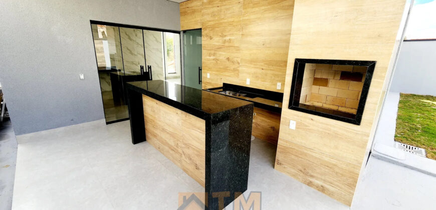 Excelente Casa Alto Padrão, Nova, Moderna, com Fino Acabamento, com 3 Quartos, Condomínio Estância Jardim Europa, no Jardim Botânico Brasília /DF. Aceita imóvel de menor valor