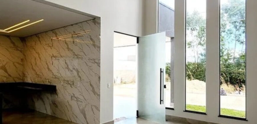 Excelente Casa Alto Padrão, Nova, Moderna, com Fino Acabamento, com 3 Quartos, Condomínio Estância Jardim Europa, no Jardim Botânico Brasília /DF. Aceita imóvel de menor valor