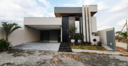 Casa Nova, Moderna no Condomínio Jardim Botanic! Encante-se com esta belíssima residência com fachada contemporânea e acabamentos de alto padrão, localizada em um dos condomínios mais desejados da região!