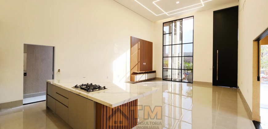 Casa Nova, Moderna no Condomínio Jardim Botanic! Encante-se com esta belíssima residência com fachada contemporânea e acabamentos de alto padrão, localizada em um dos condomínios mais desejados da região!