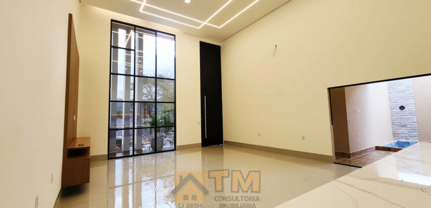 Casa Nova, Moderna no Condomínio Jardim Botanic! Encante-se com esta belíssima residência com fachada contemporânea e acabamentos de alto padrão, localizada em um dos condomínios mais desejados da região!