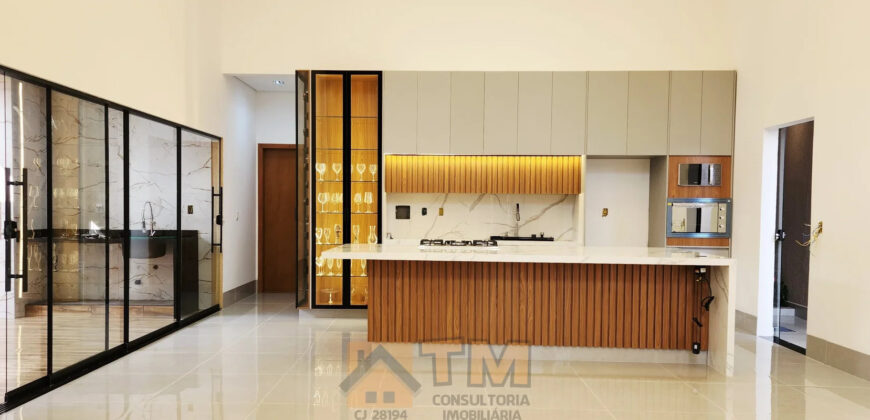 Casa Nova, Moderna no Condomínio Jardim Botanic! Encante-se com esta belíssima residência com fachada contemporânea e acabamentos de alto padrão, localizada em um dos condomínios mais desejados da região!