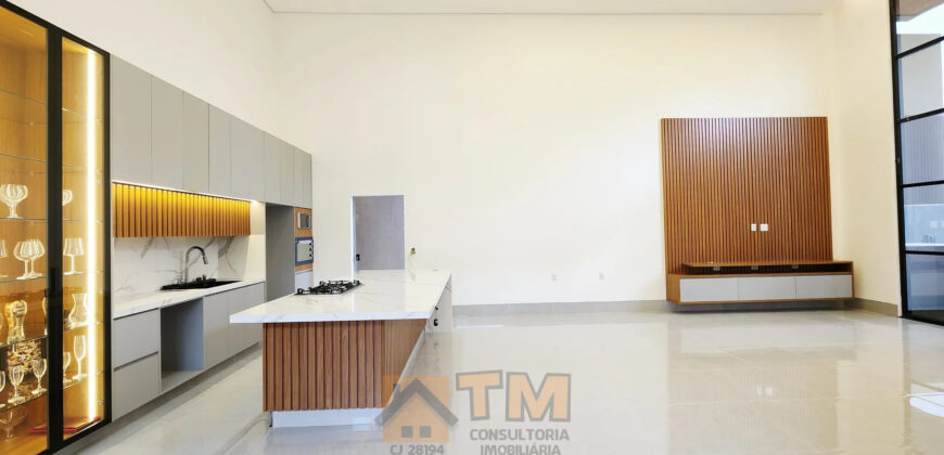 Casa Nova, Moderna no Condomínio Jardim Botanic! Encante-se com esta belíssima residência com fachada contemporânea e acabamentos de alto padrão, localizada em um dos condomínios mais desejados da região!