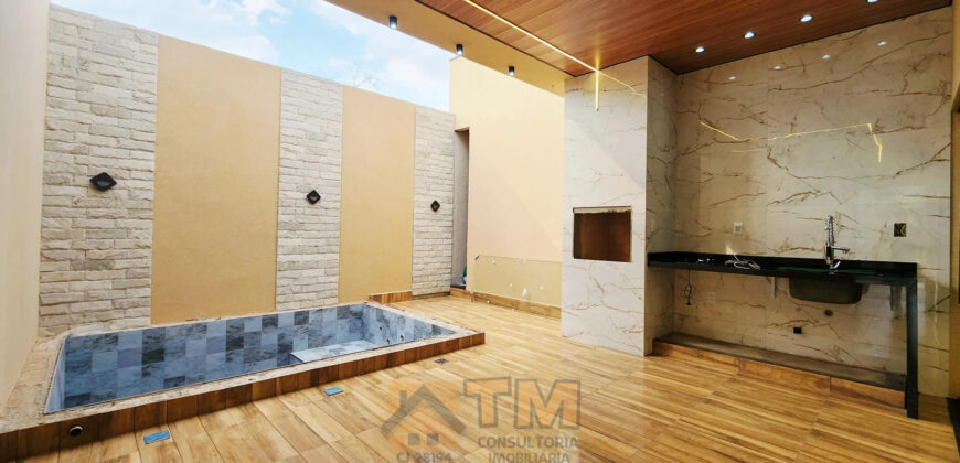 Casa Nova, Moderna no Condomínio Jardim Botanic! Encante-se com esta belíssima residência com fachada contemporânea e acabamentos de alto padrão, localizada em um dos condomínios mais desejados da região!