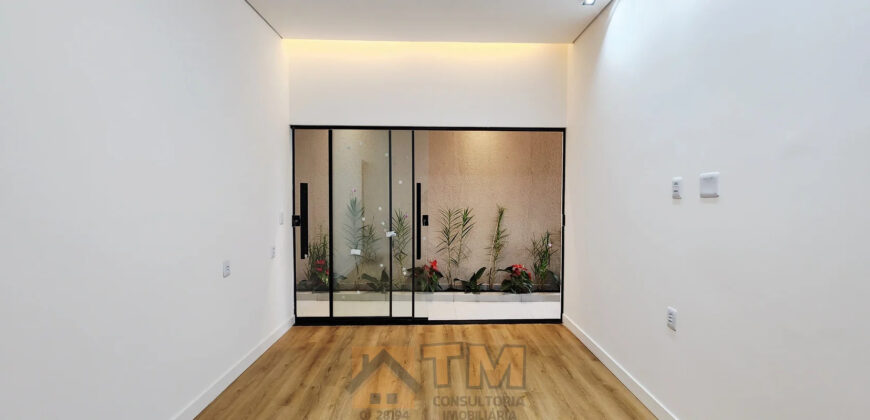 Casa Nova, Moderna no Condomínio Jardim Botanic! Encante-se com esta belíssima residência com fachada contemporânea e acabamentos de alto padrão, localizada em um dos condomínios mais desejados da região!