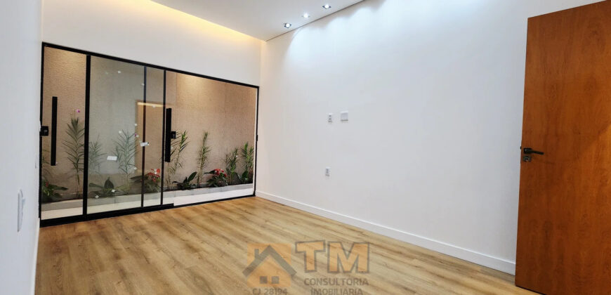 Casa Nova, Moderna no Condomínio Jardim Botanic! Encante-se com esta belíssima residência com fachada contemporânea e acabamentos de alto padrão, localizada em um dos condomínios mais desejados da região!