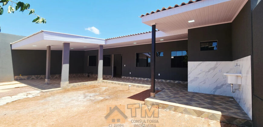 CASA NOVA, MODERNA, COM 2 QUARTOS, SUITE, NO BAIRRO VILA DO BOA, EM SÃO SEBASTIÃO/DF. PERTO DE PARADA E COMERCIO.