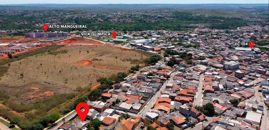 EXCELENTE OPORTUNIDADE! IMÓVEL UNICO ! LOTE DE APROXIMADAMENTE 1.000 METROS NA CIDADE, COM 3 CASAS, NO BAIRRO MORRO AZUL, DE FRENTE AO CONDOMINIO ALTO MANGUEIRAL, PROXIMO AO SUPER ADEGA, AO ULTRABOX EM SÃO SEBASTIÃO/DF.