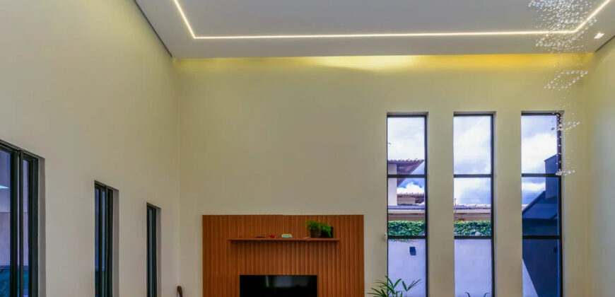 Casa Moderna à Venda no Jardim Botânico Encante-se com esta belíssima casa moderna, projetada para oferecer conforto, sofisticação e qualidade de vida em uma das regiões mais valorizadas do Jardim Botânico de Brasília.