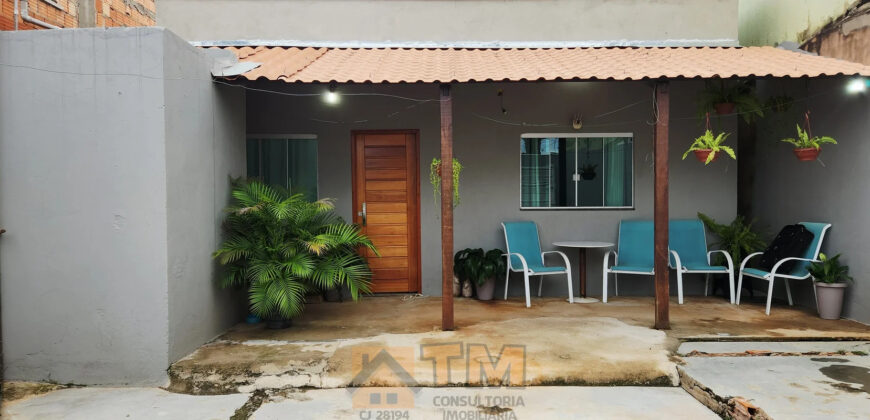 EXCELENTE CASA COM 2 QUARTOS, BEM LOCALIZADA, NO BAIRRO RESIDENCIAL OESTE EM SÃO SEBASTIÃO /DF.