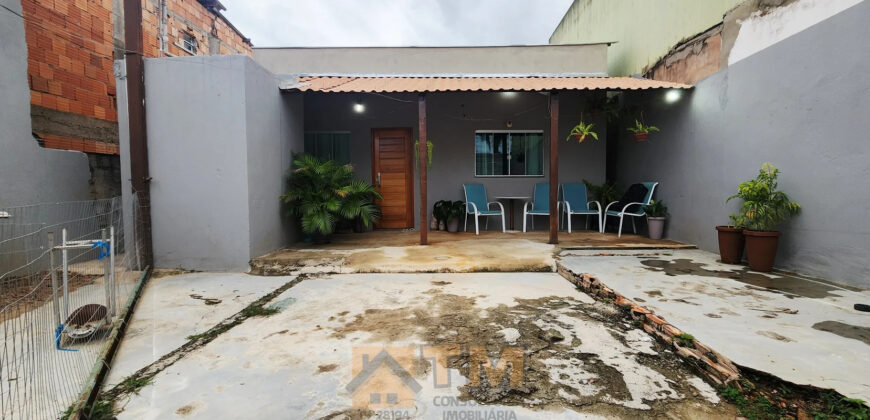 EXCELENTE CASA COM 2 QUARTOS, BEM LOCALIZADA, NO BAIRRO RESIDENCIAL OESTE EM SÃO SEBASTIÃO /DF.