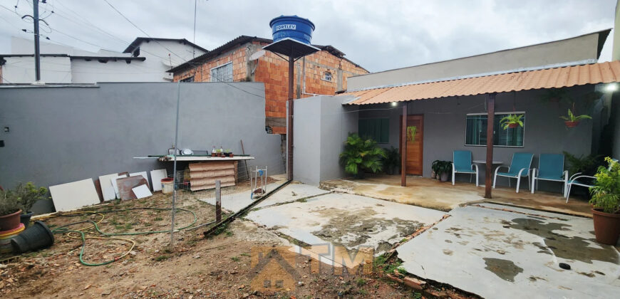 EXCELENTE CASA COM 2 QUARTOS, BEM LOCALIZADA, NO BAIRRO RESIDENCIAL OESTE EM SÃO SEBASTIÃO /DF.