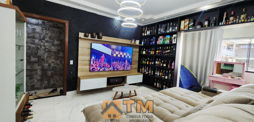 MARAVILHOSO SOBRADO COM FINO ACABAMENTO, COM ARMÁRIOS PLANEJADOS, PORCELANATO, COM 2 LAJES, ESTRUTURA PARA MAIS 1 ANDAR, NO BAIRRO RESIDENCIAL VITÓRIA, EM SÃO SEBASTIÃO/DF.