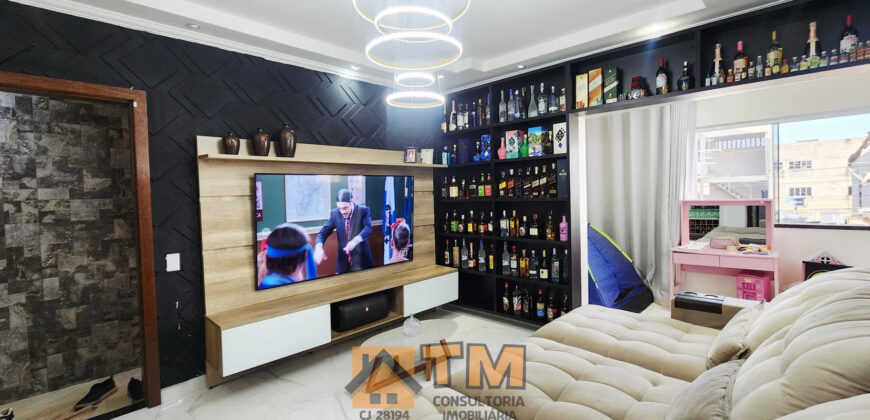 MARAVILHOSO SOBRADO COM FINO ACABAMENTO, COM ARMÁRIOS PLANEJADOS, PORCELANATO, COM 2 LAJES, ESTRUTURA PARA MAIS 1 ANDAR, NO BAIRRO RESIDENCIAL VITÓRIA, EM SÃO SEBASTIÃO/DF.