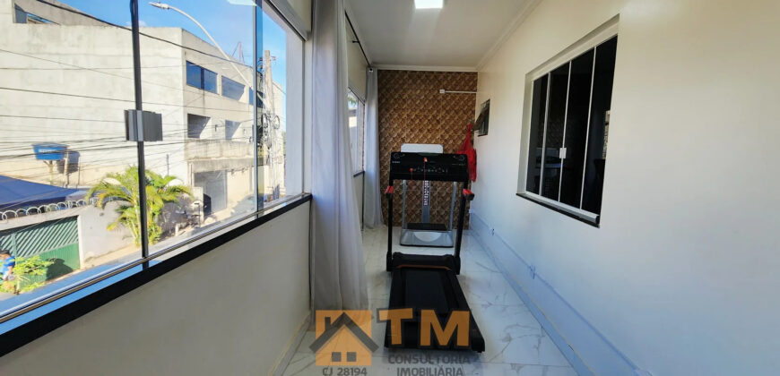 MARAVILHOSO SOBRADO COM FINO ACABAMENTO, COM ARMÁRIOS PLANEJADOS, PORCELANATO, COM 2 LAJES, ESTRUTURA PARA MAIS 1 ANDAR, NO BAIRRO RESIDENCIAL VITÓRIA, EM SÃO SEBASTIÃO/DF.