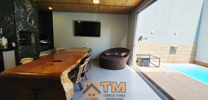 MARAVILHOSO SOBRADO COM 4 QUARTOS, SUITES, FINO ACABAMENTO, COM ARMÁRIOS PLANEJADOS, PORCELANATO, PISCINA, CHURRASQUEIRA, NO BAIRRO RESIDENCIAL OESTE, EM SÃO SEBASTIÃO/DF.