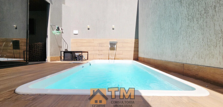 MARAVILHOSO SOBRADO COM 4 QUARTOS, SUITES, FINO ACABAMENTO, COM ARMÁRIOS PLANEJADOS, PORCELANATO, PISCINA, CHURRASQUEIRA, NO BAIRRO RESIDENCIAL OESTE, EM SÃO SEBASTIÃO/DF.