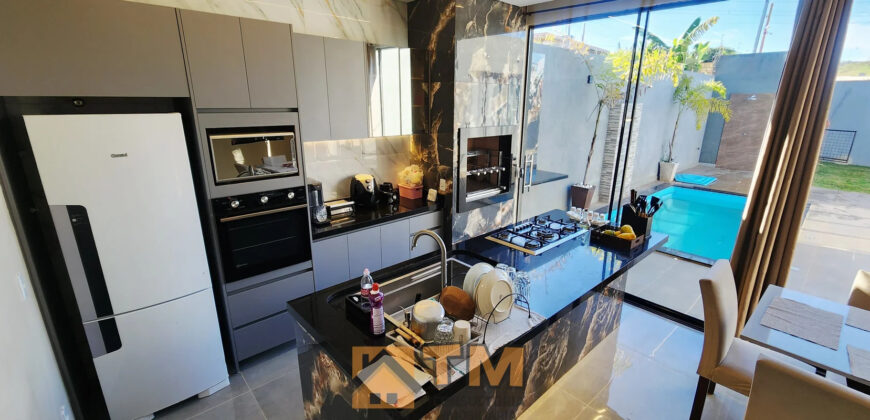 CASA SLIM E MODERNA À VENDA NO CAPÃO, PRÓXIMA À BR, PERTO DA REGIONA DE ENSINO, EM SÃO SEBASTIÃO/DF, COM PROJETO CONTEMPORÂNEO, AMBIENTES INTEGRADOS E EXCELENTE ÁREA DE LAZER.