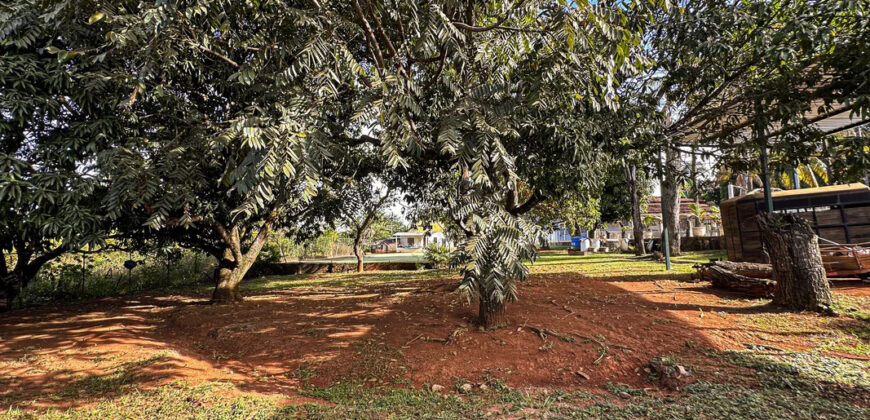 EXCELENTE CHACARA, COM LINDOS JARDINS, PARA QUEM BUSCA PAZ, TRANQUILADADE, LOCAL DE DESCANÇO, E CONTATO COM A NATUREZA, ALÉM DE UMA CASA PARA O CONFORTO FAMÍLIA.