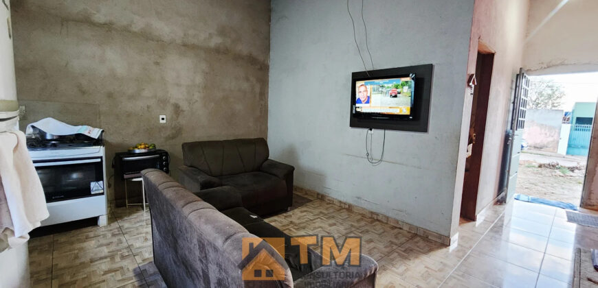 CASA COM 2 QUARTOS, BEM LOCALIZADA, BAIRRO SÃO FRANCISCO, EM SÃO SEBASTIÃO/DF.