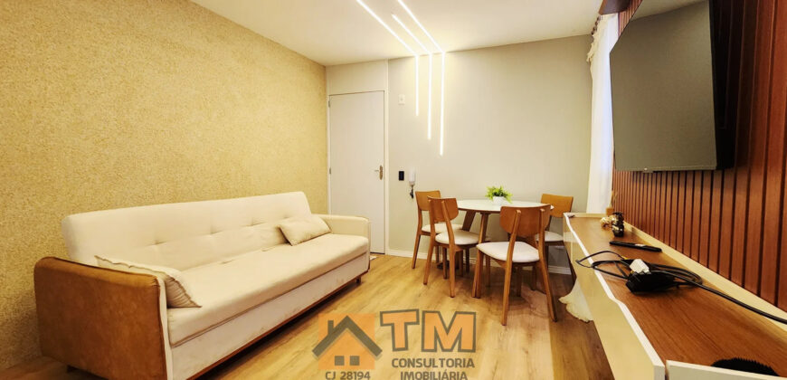 EXCELENTE APARTAMENTO TODO REFORMADO, COM ARMÁRIOS PLANEJADOS, PROJETO DE ILUMINAÇÃO, NO PRIMEIRO ANDAR, DO CRIXAS III, EM SÃO SEBASTIÃO/DF.