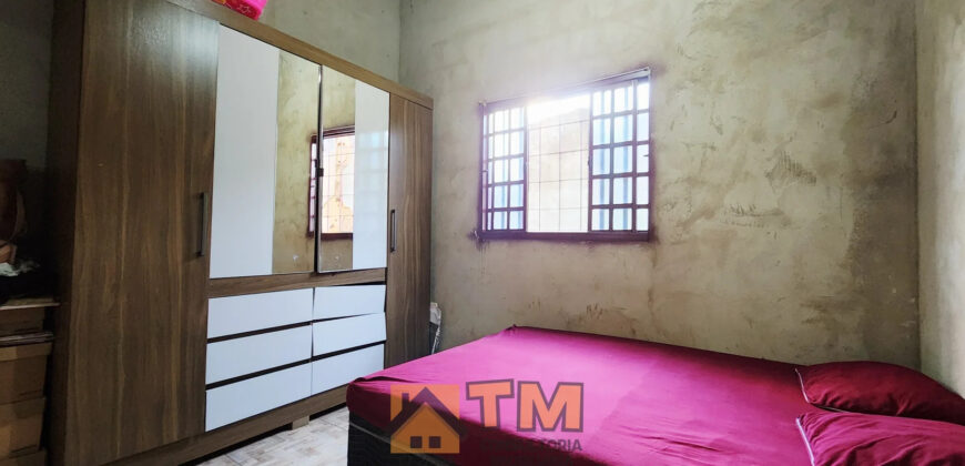 CASA COM 2 QUARTOS, BEM LOCALIZADA, BAIRRO SÃO FRANCISCO, EM SÃO SEBASTIÃO/DF.