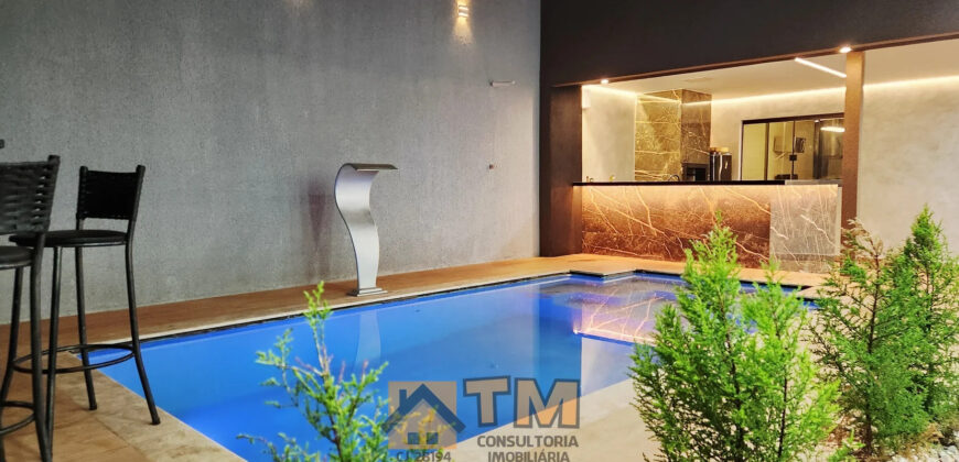 MARAVILHOSA CASA, COM FINO ACABAMENTO, ARMÁRIOS PLANEJADOS, AUTOMAÇÃO, PISCINA AQUECIDA, CHURRASQUEIRA, PRONTA PARA MORAR!